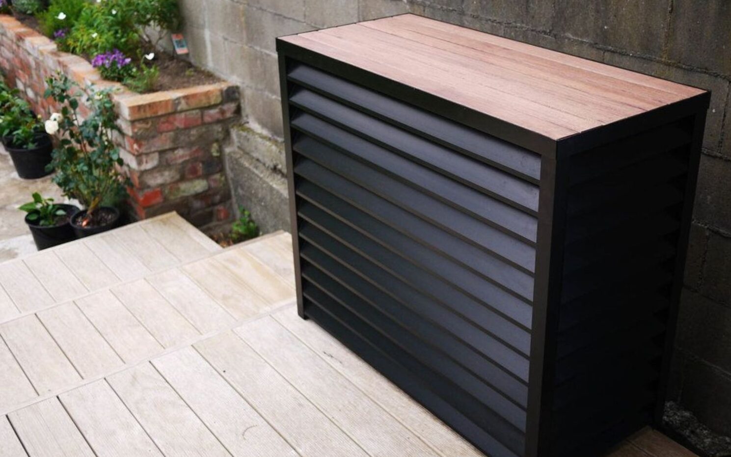 How to hide an aesthetic heat pump