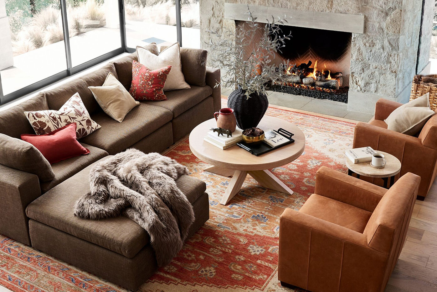 Modern brown picture: Fall decoration