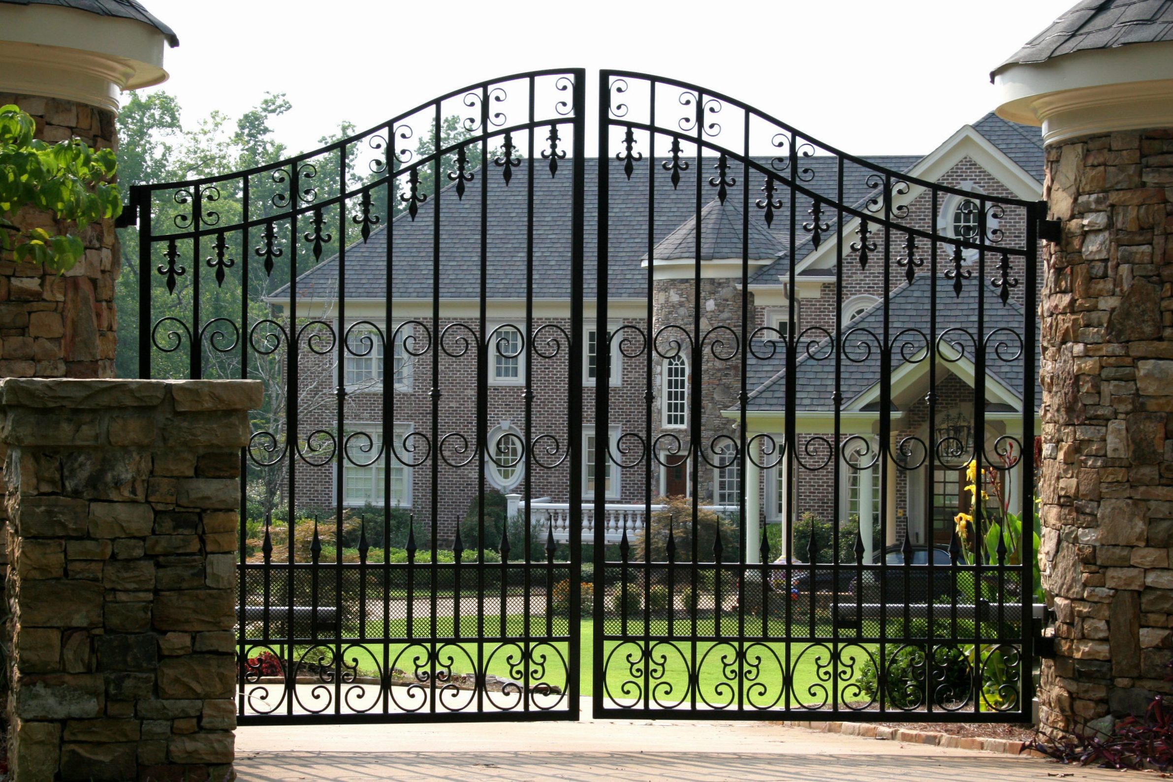 The assets of the ironwork style for your gate